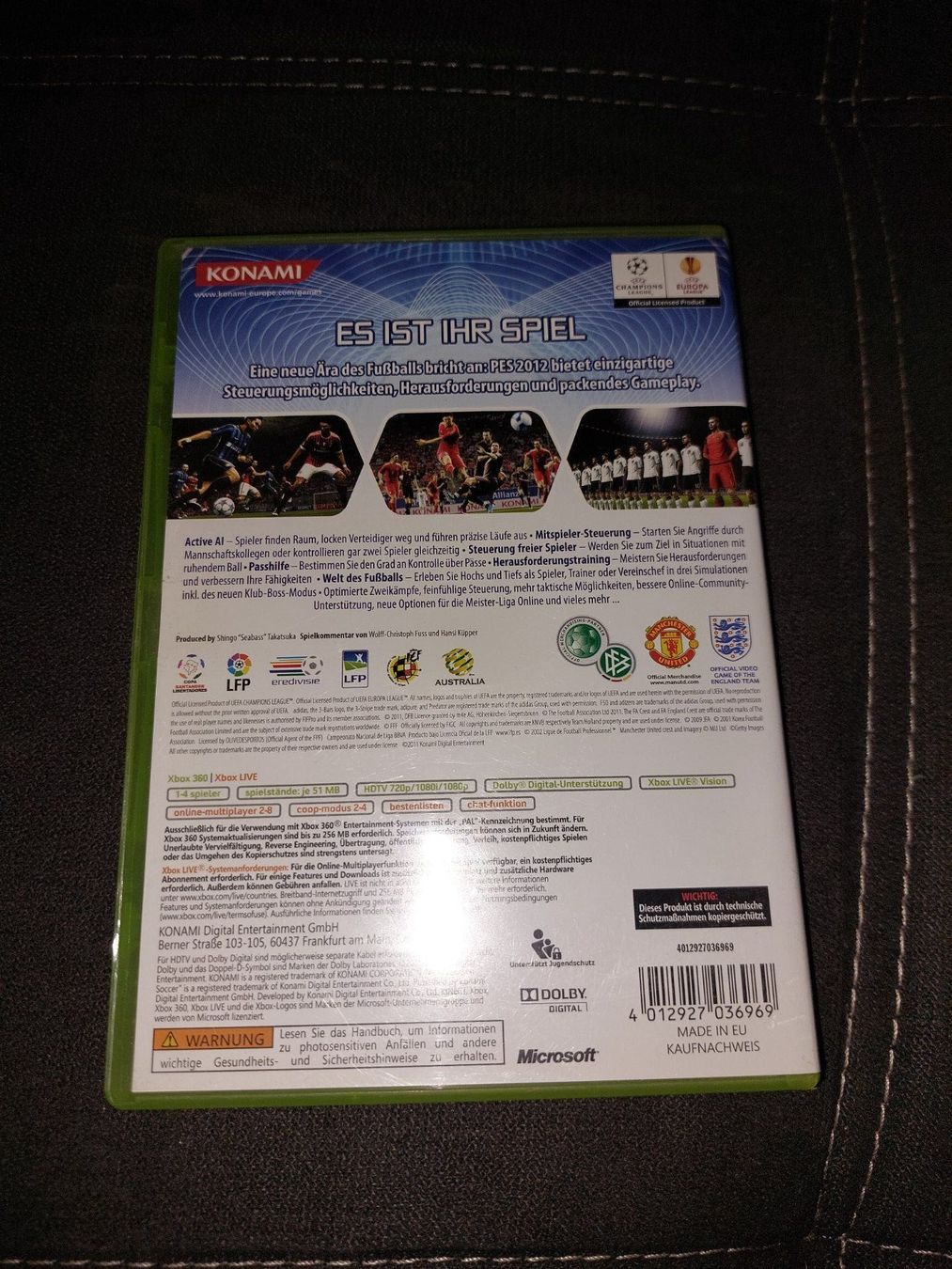 Microsoft Giochi: Pro Evolution Soccer 2012 – Usato da Schenkon venduto da 1996234 1