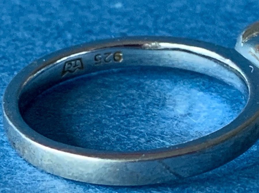 Fossil Anelli: Silberring violett OVAL (57) – Usato da Dittingen venduto da Bijoubelle 8