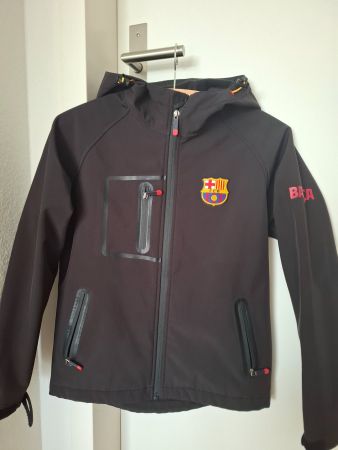 Softshell Jacke FC Barcelona schwarz Grösse 12 Jahre