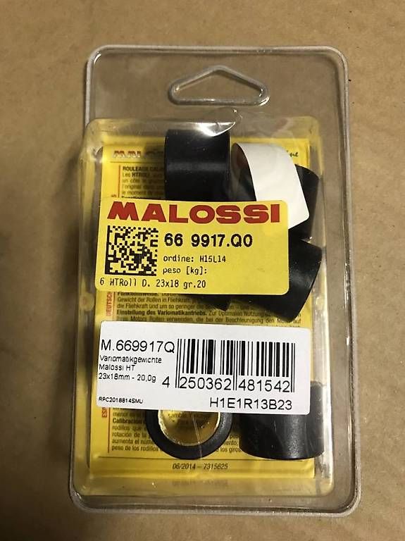 Malossi Alle Rollerersatzteile: Malossi Variomatikgewichte 20g 66 9917.Q0 – Neu und originalverpackt aus Bösingen von Mike2058blau
