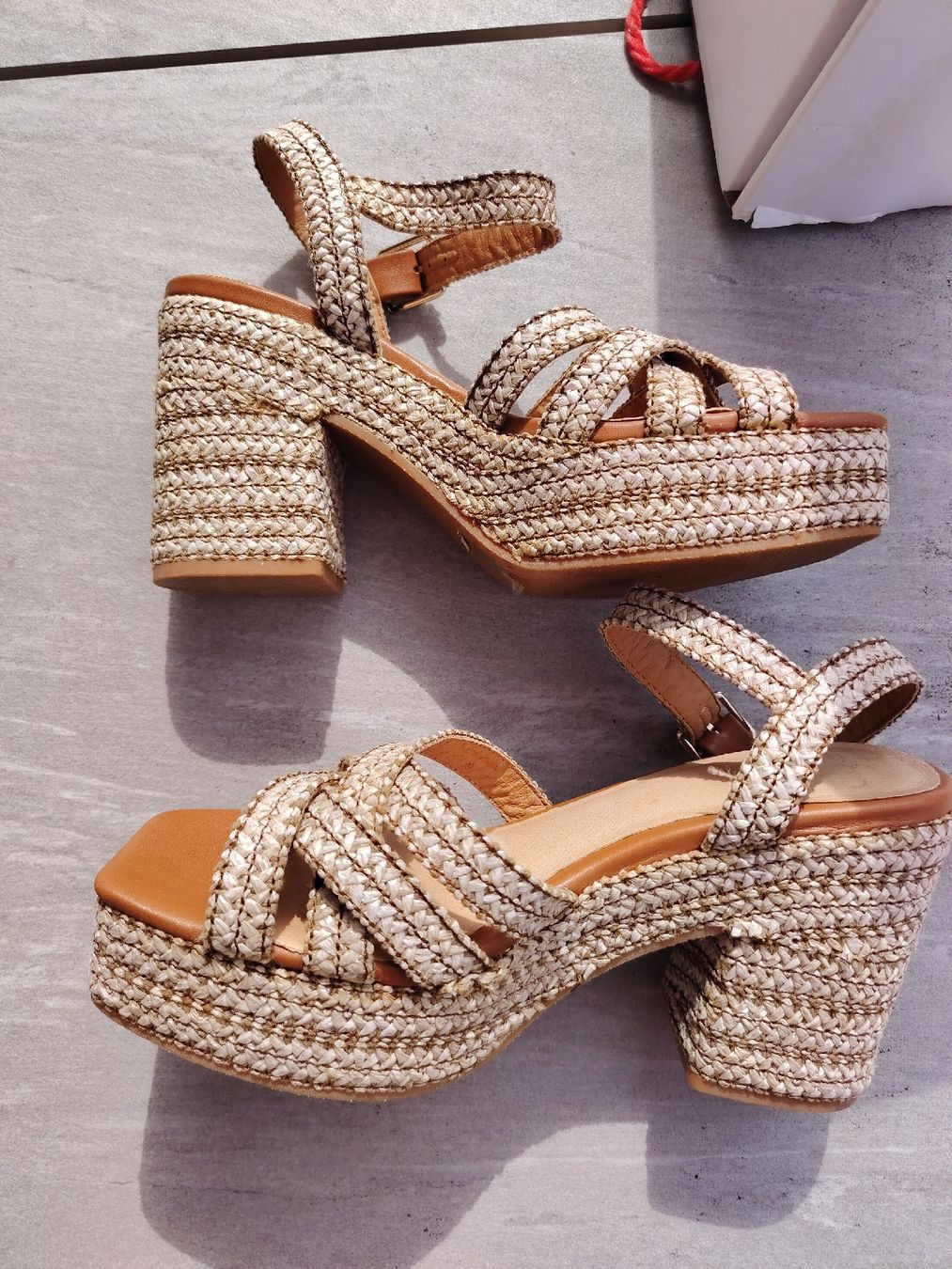 Chaussures femmes: Sandales compensées TEXTO GRETA T39 neuves – Neuf (Voir description) à Le Locle par Oldthingslover 1