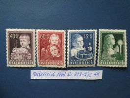 Österreich 1949 toller Satz Nr. 929-932 postfrisch **