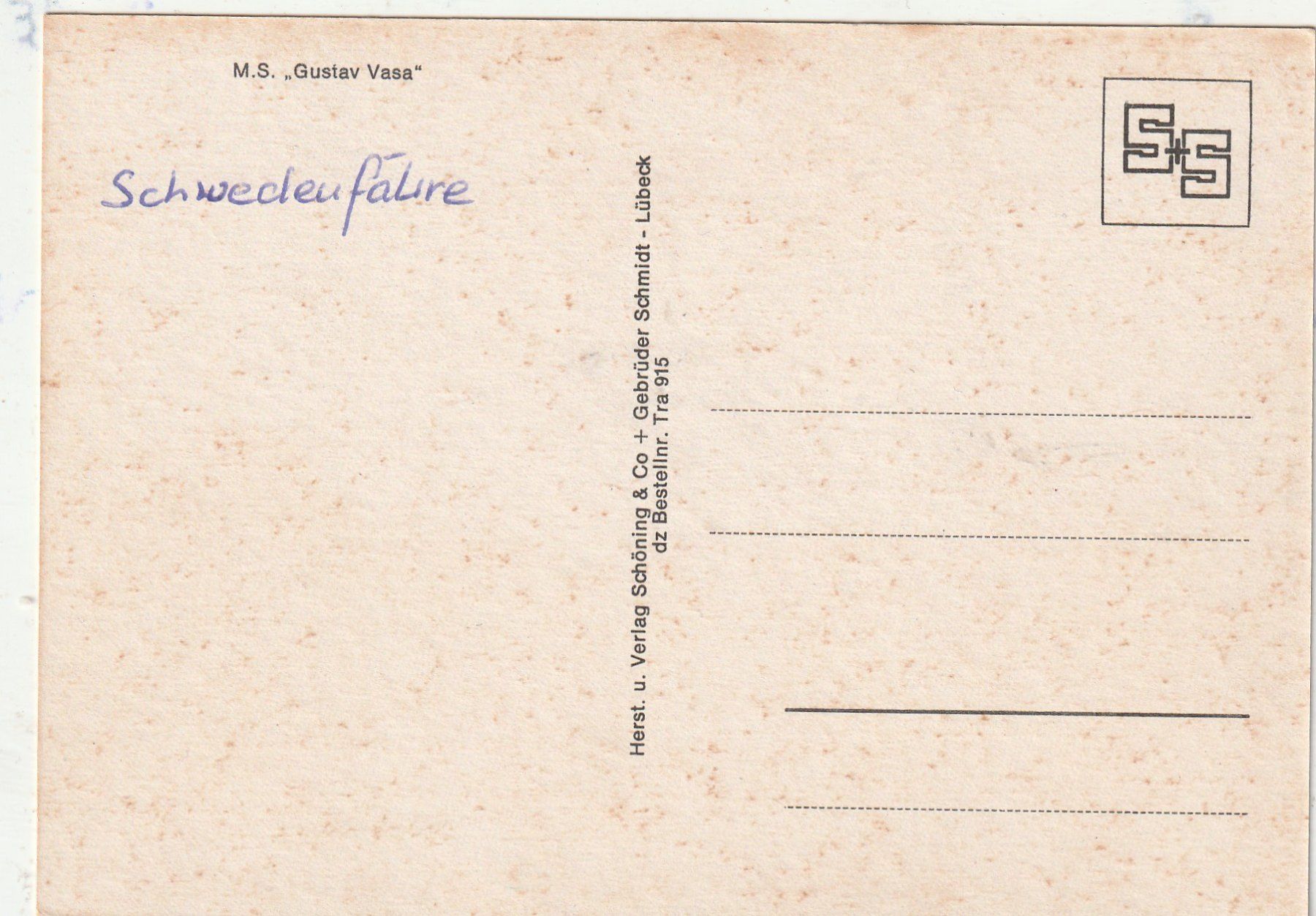 Cartoline postali: Grosser Schif auf Meer – Usato da Lumbrein venduto da made02 1