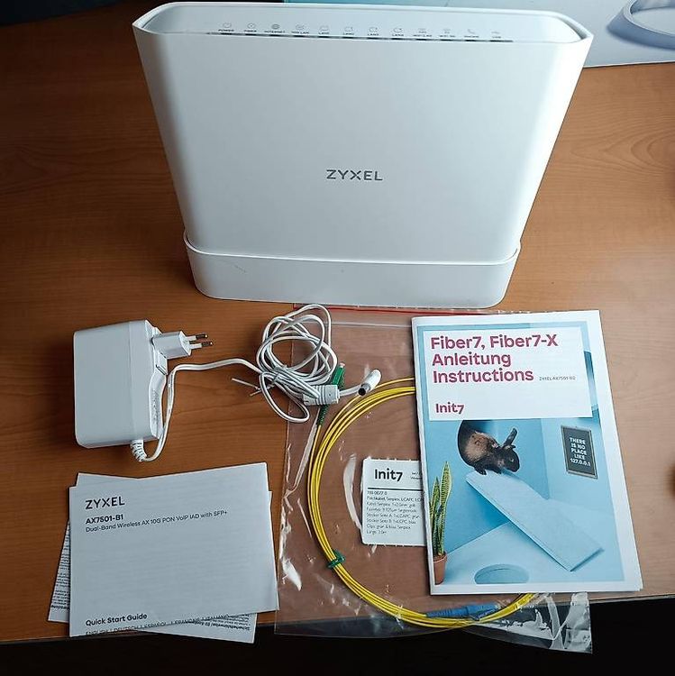 10G Fiber Router ZYXEL AX7501-B1 Fiber7 Bundle (Gebraucht) in Hohenrain ...