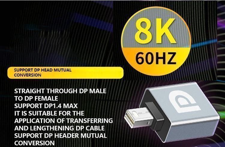 Unità & Adattatore: Mini DP auf DP Adapter 8K@60Hz – Nuovo e nell'imballaggio originale da Rheinfelden venduto da Maxim14