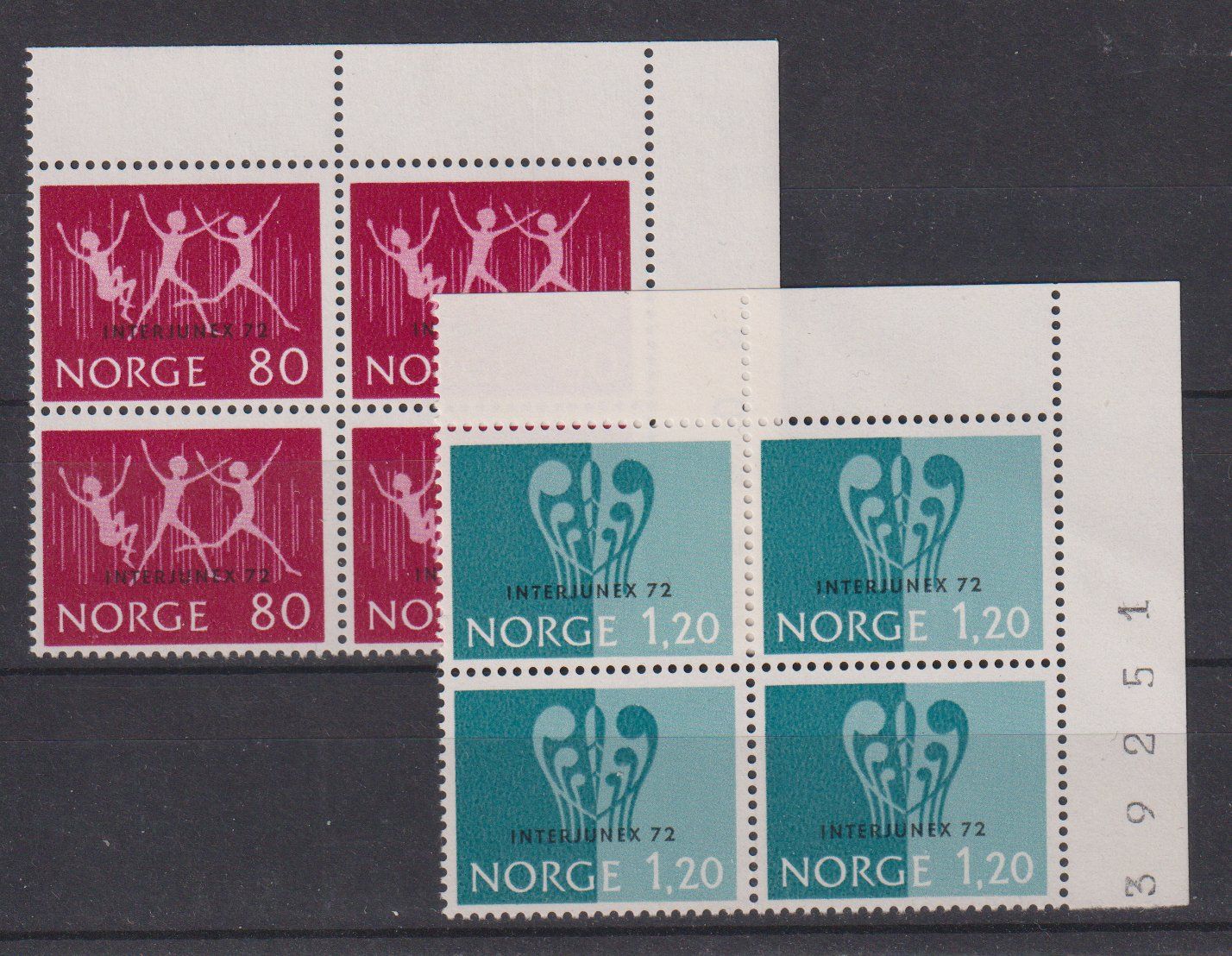 Alle Briefmarken: Norwegen: Briefmarkenausstellung 1972 / postfrisch – Neu (gemäss Beschreibung) aus Dällikon von Minita