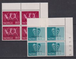 Norwegen: Briefmarkenausstellung 1972 / postfrisch