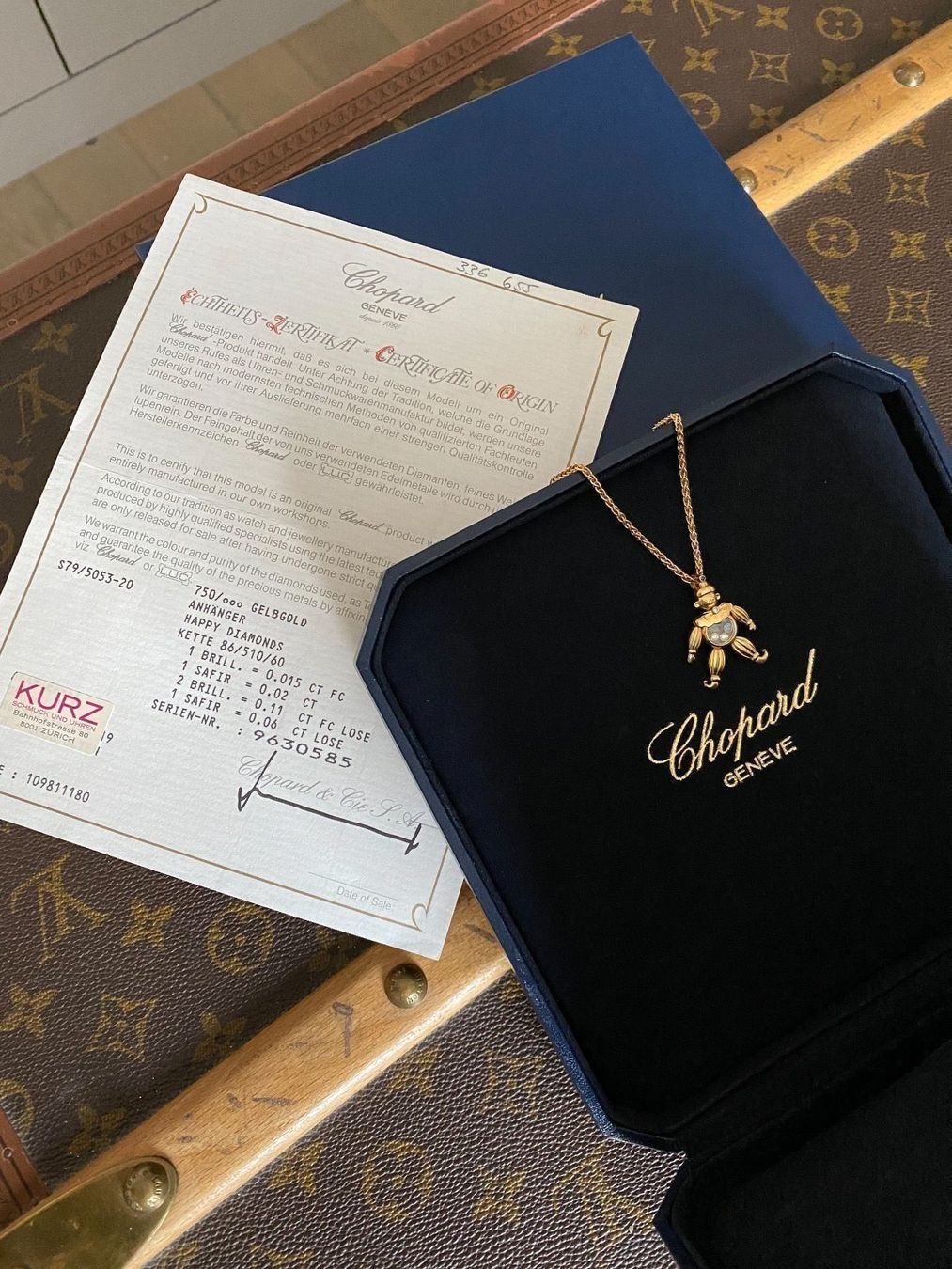 Chopard Ciondoli: Orig. Chopard Harlekin / Clown mit Kette – Usato da Kilchberg ZH venduto da happyymee 3