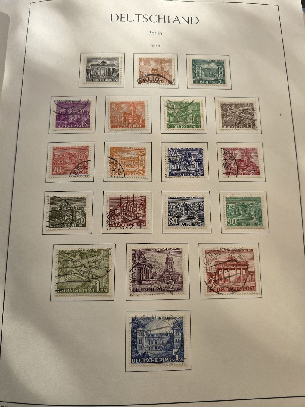 Alle Briefmarken: 804 Marken Deutschland  11 Briefe – Gebraucht aus Walkringen von Vanuca 3