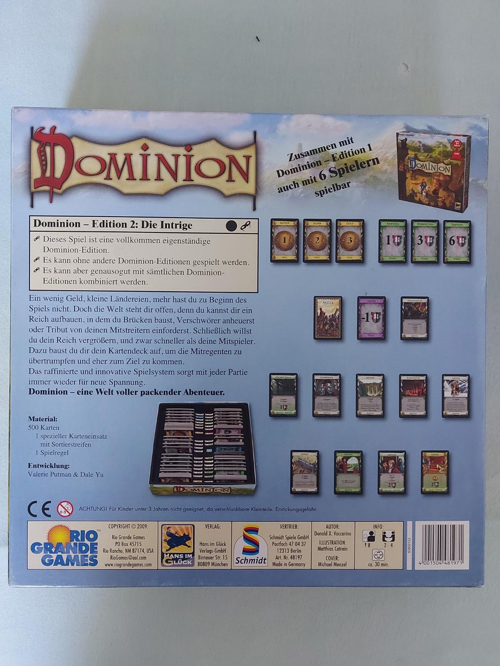 Spiele: Dominion - Die Intrige – Gebraucht aus Buchs AG von Sushikiller 1