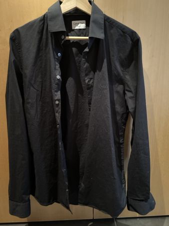 Calvin Klein Hemd schwarz 40 slim fit 