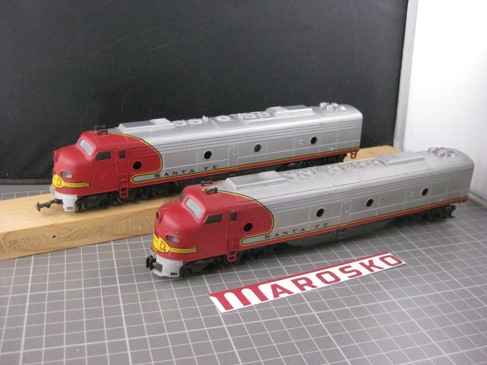 Rivarossi Modelleisenbahnen: Rivarossi Santa Fe Doppel Lokomotive, DC – Gebraucht aus Malters von Marosko