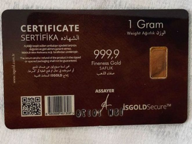 Edelmetalle: 1gramm Goldbarren – Neu und originalverpackt aus Neuhausen am Rheinfall von GoldboX-8 1
