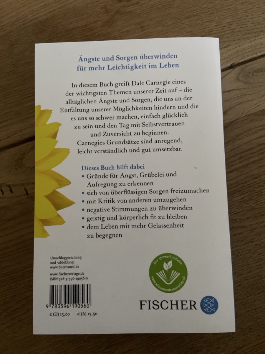 Bücher: Buch: Sorge dich nicht-Lebe!  – Neu (gemäss Beschreibung) aus Ettiswil von car_7njk 1