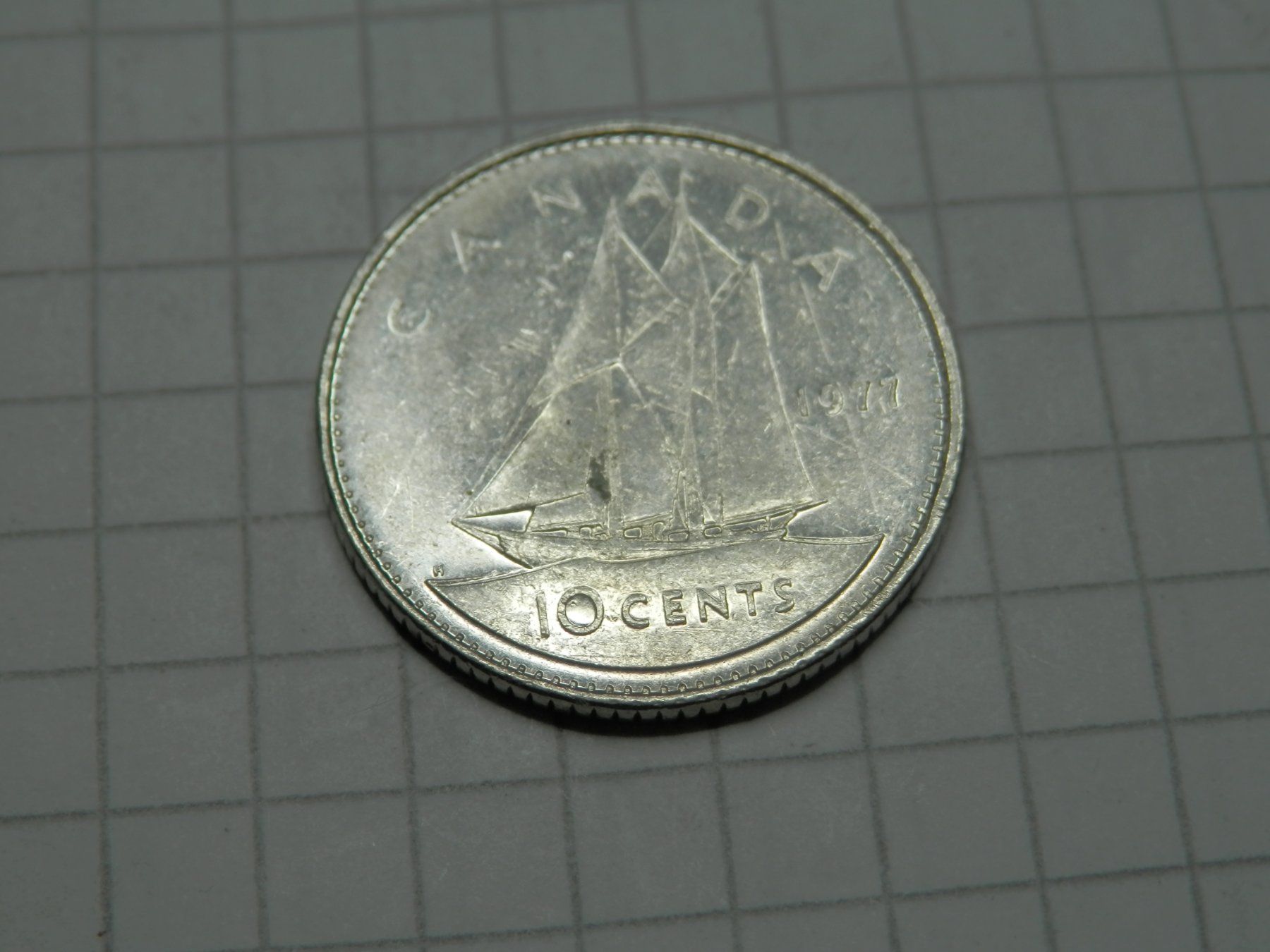 Tutti le monete: Kanada  10 Cent, 1977 – Usato da Weiach venduto da weiach81