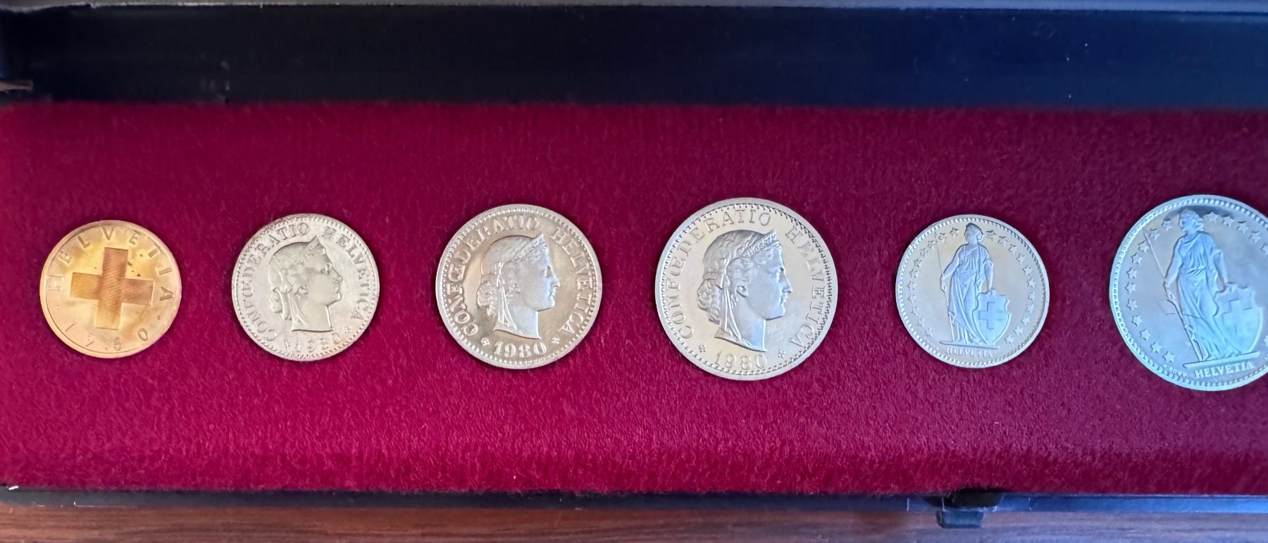 Tutti le monete: Schweizer Kursmünzensatz 1975 Set – Usato da Ebikon venduto da Dmasterx 1