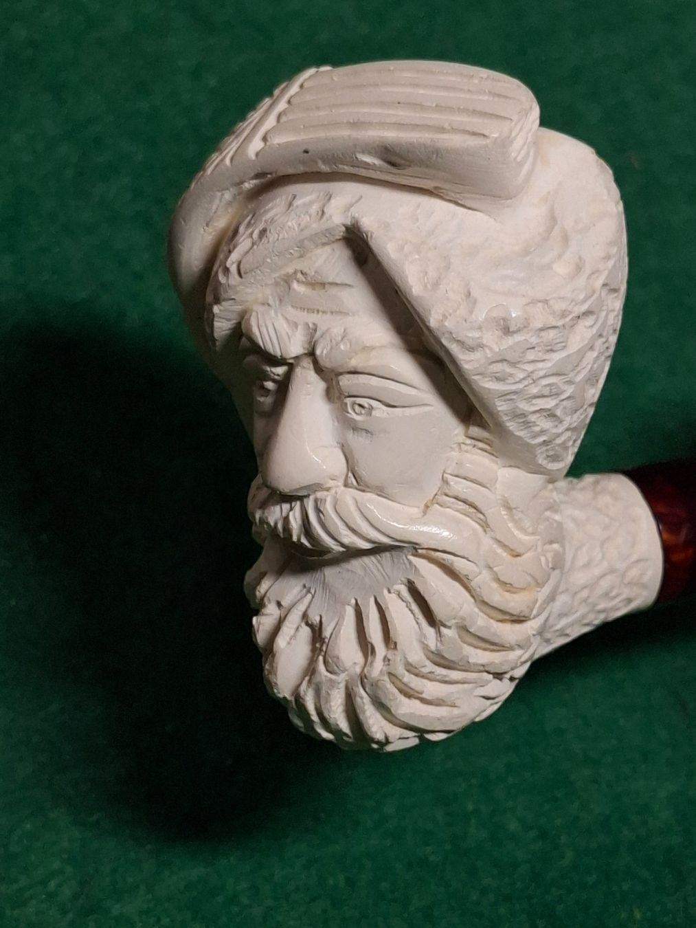 Pipe & Accessori: Meerschaumpfeife ungebraucht geschnitzter Sultan – Usato da Schlieren venduto da Svenja7 4