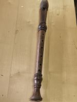 Holzblockfloete Brownie guter Zustand Laenge ca 49cm(A23)