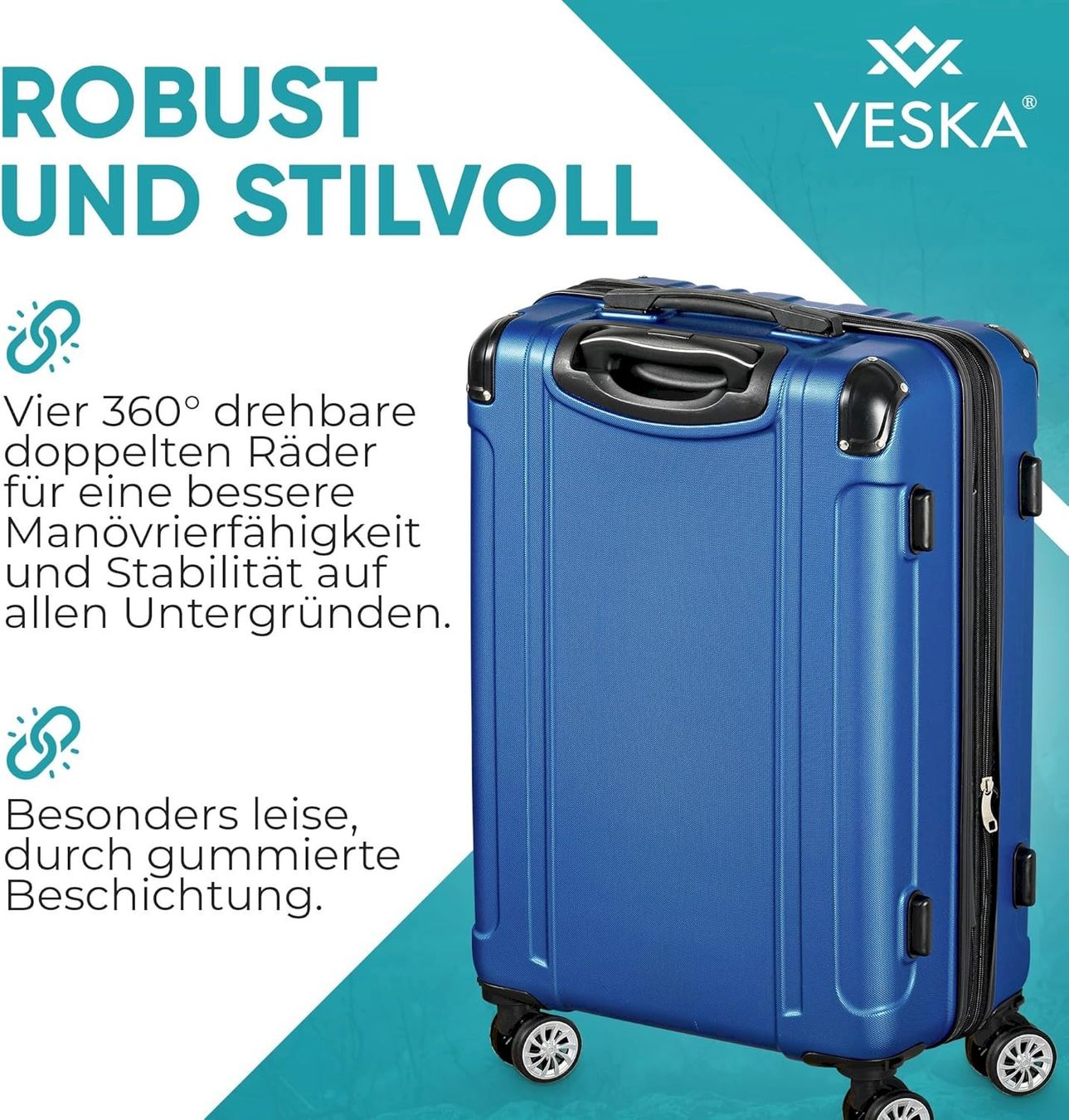 Valigie: Kofferset 3-Teilig SCHWARZ – Nuovo e nell'imballaggio originale da Bottighofen venduto da zaap 3