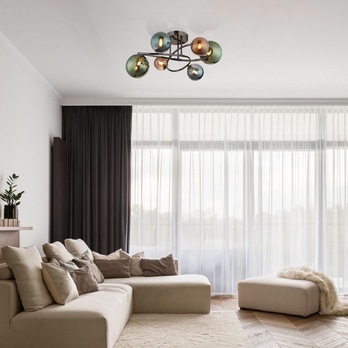 Lampadari & plafoniere: Deckenleuchte, Grün, Grau, 65 cm Ø – Nuovo (secondo la descrizione) da Kreuzlingen venduto da Smart-Light 1