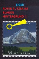 2006_1202_EIGER_Abart «ROTER PUTZER IM BLAUEN HINTERGRUND» !