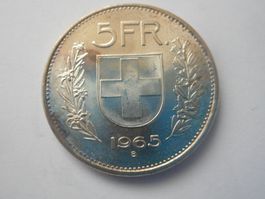 5 Fr. 1965 silber