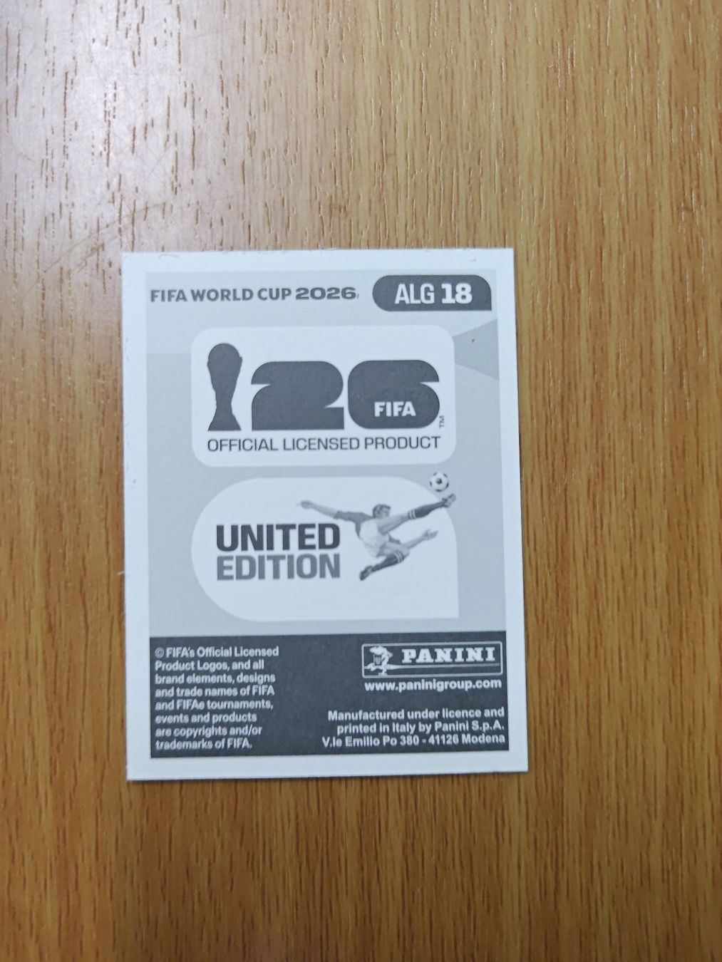 Panini Carte collezionabili: Panini WM 2026 Sticker - ALG 18 – Usato da Hochdorf venduto da all_u_want 1