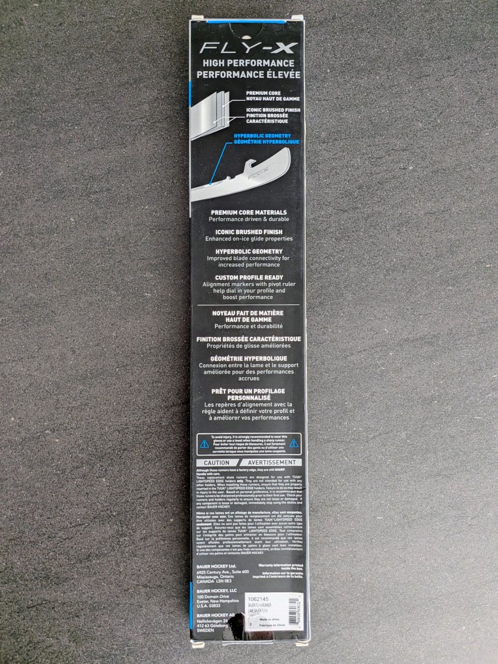 Pattini da ghiaccio: Bauer FLY-X 221mm Schlittschuhkufen – Nuovo e nell'imballaggio originale da Wallisellen venduto da Abu1 1