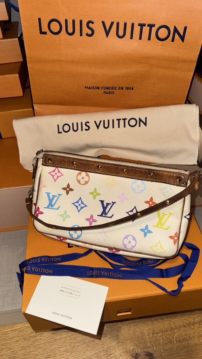 Louis Vuitton Sacs femmes: Louis Vuitton Pochette multicolor 2004 – D'occasion à Widnau par Pukpan_99 1