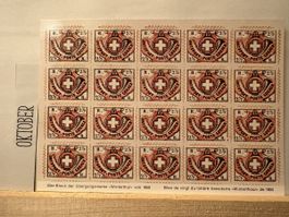 AK von Briefmarke Übergangsmarke Winterthur 1850