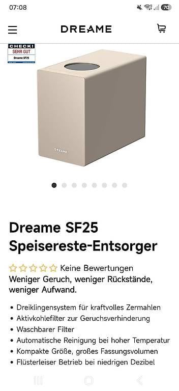Aspirapolveri & Accessori: Dreame SF25 – Nuovo e nell'imballaggio originale da Full-Reuenthal venduto da Kimano