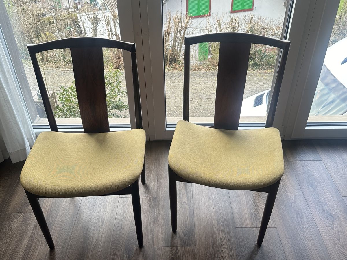 Sedie: Mid-Century 2 Esszimmerstühle – Usato da Aarburg venduto da Yula24 3