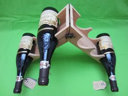 Weinständer Weinhalter Holz klappbar 3-6 Flaschen neuwertig