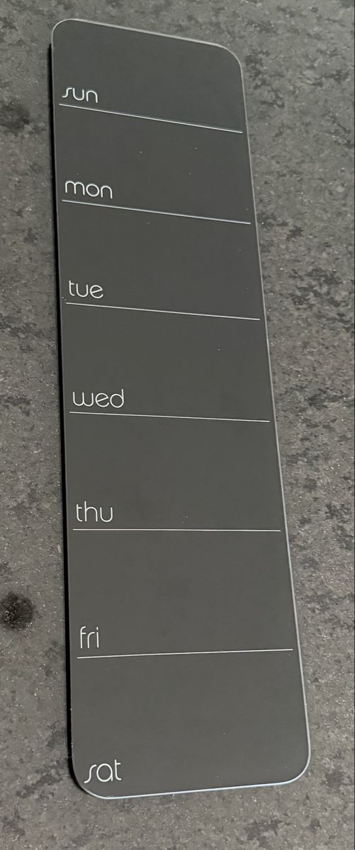 Wandtafeln: Wochenplaner Wandtafel Acryl  – Neu (gemäss Beschreibung) aus Ruswil von PhilippeStucki 1
