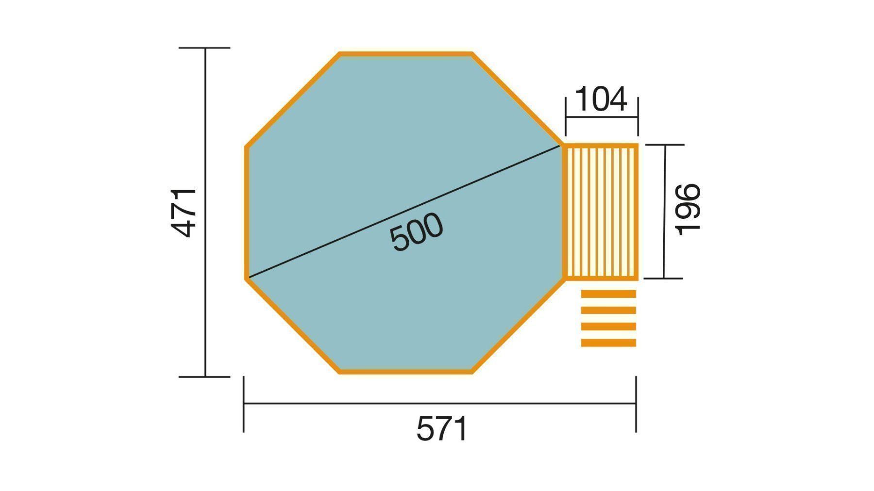 Piscine: Weka Massiv-Holz Pool 593 Grösse3, Durchmesser5Meter – Nuovo e nell'imballaggio originale da Diepflingen venduto da Der_billige_max 1