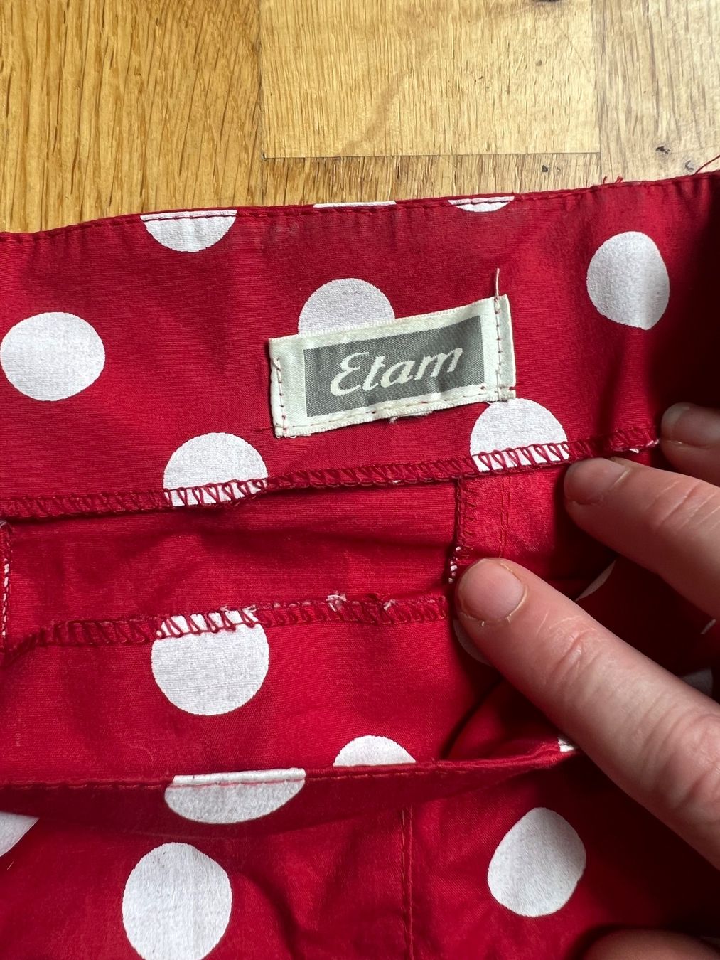 Etam Kleider: Minikleid ETAM rot polkadot  Gr. S – Gebraucht aus Bern von tweety713 3