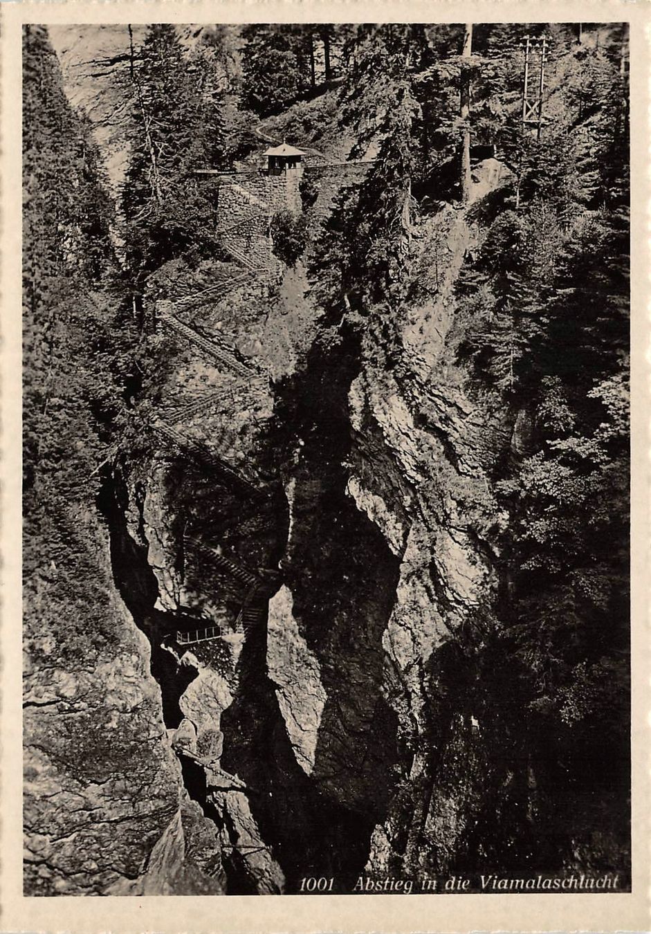 Cartoline postali: 2x Viamala Schlucht – Usato da Ottikon b.Kemptth. venduto da Neptun1974