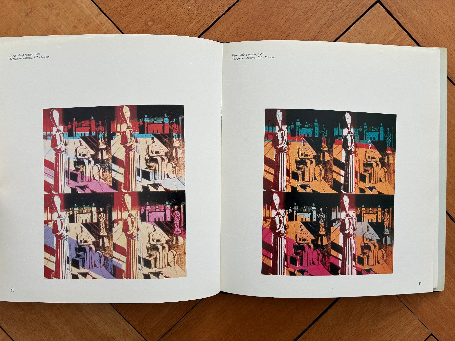 Libri: Kunst Buch: ANDY WARHOL - Warhol verso De Chirico – Usato da Lugano venduto da gio.yo 5