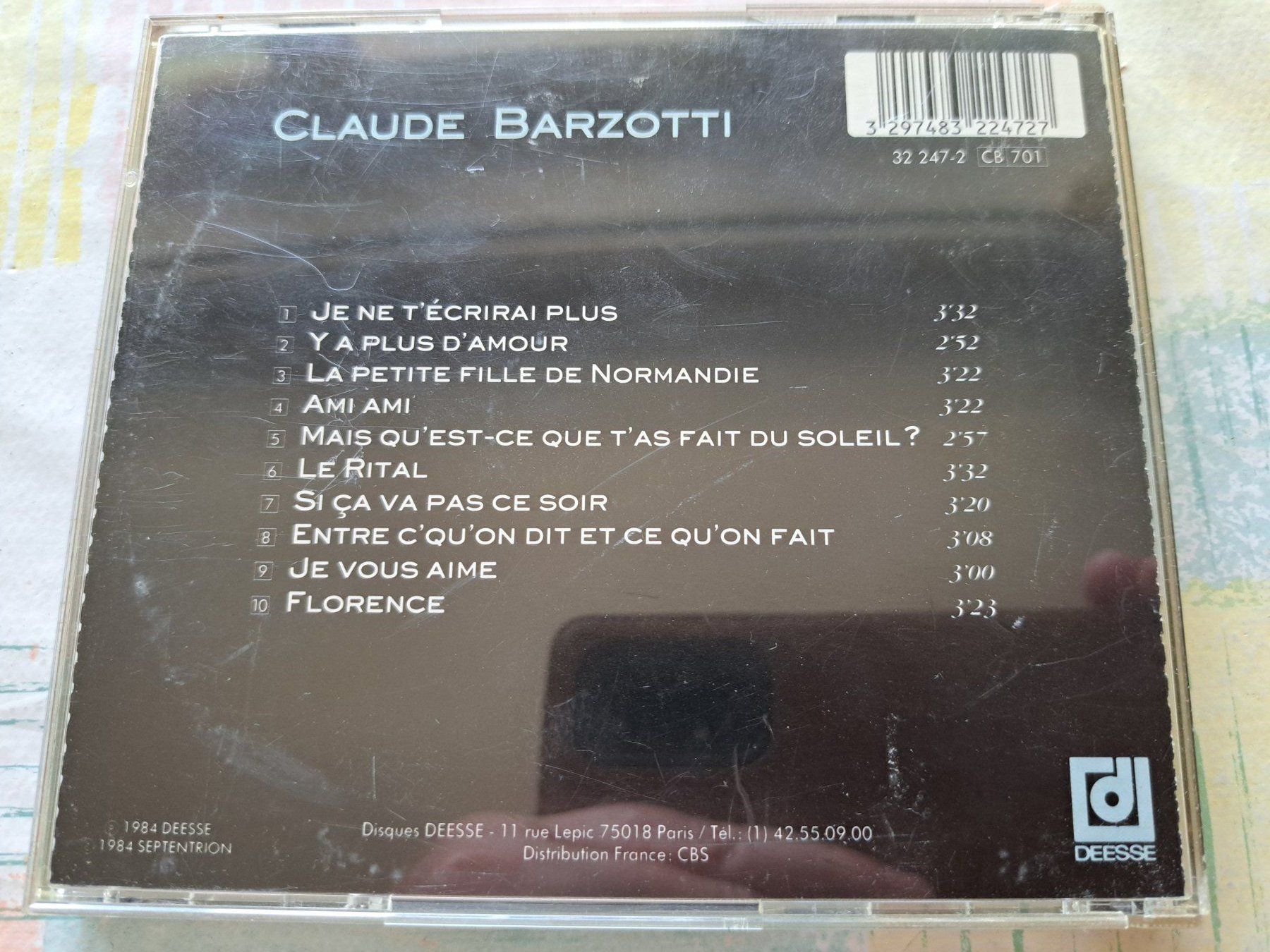 CD: Cd Claude Barzotti - Le Rital – Usato da Pully venduto da bro_n52j 1