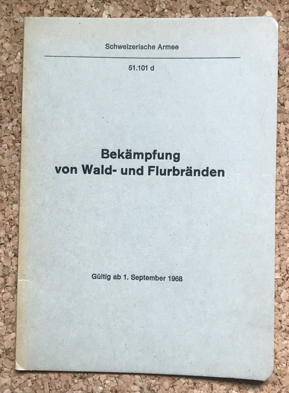 Schweizer Armee Armi bianche: SCHWEIZER ARMEE BEKÄMPFUNG VON WALD UND FLURBRÄNDEN 1968 – Usato da Ostermundigen venduto da wini63