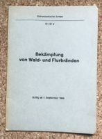 SCHWEIZER ARMEE BEKÄMPFUNG VON WALD UND FLURBRÄNDEN 1968