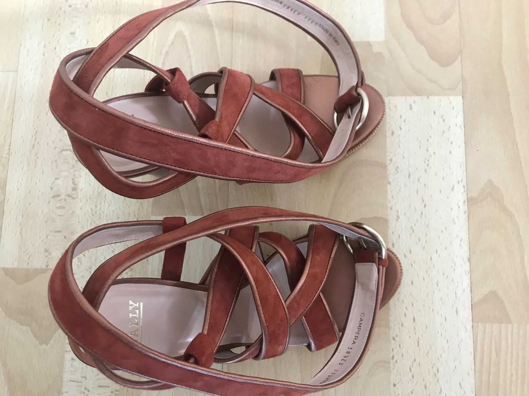 Bally Damenschuhe: Bally Leder AbsatzSandale  gr 38.5. Neu – Neu (gemäss Beschreibung) aus Sempach von katzaana3 1