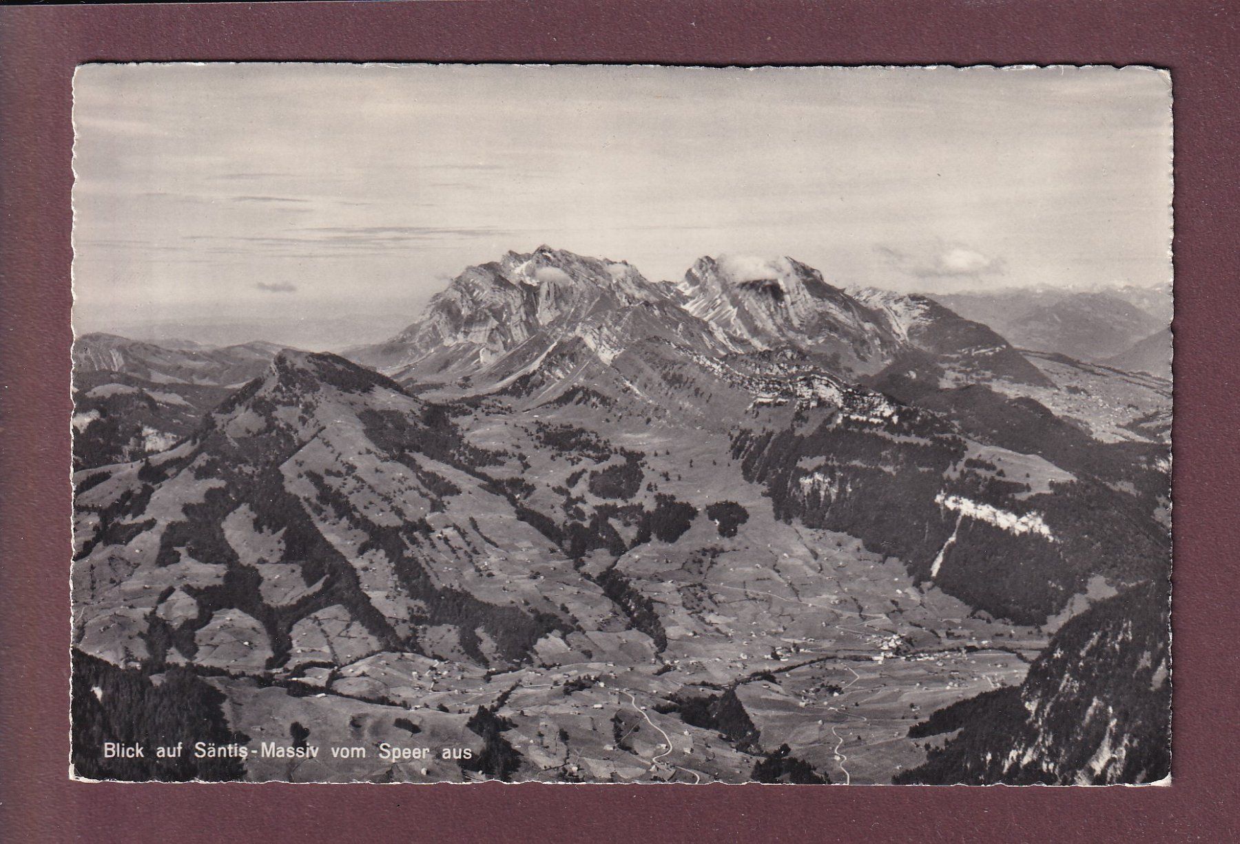 Ansichtskarten: SPEER - Säntis – Gebraucht aus Pully von nicecards