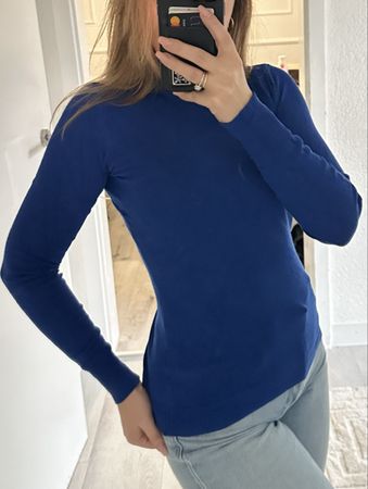 Rollkragenpullover, Grösse XS, Royalblau, Top Zustand!