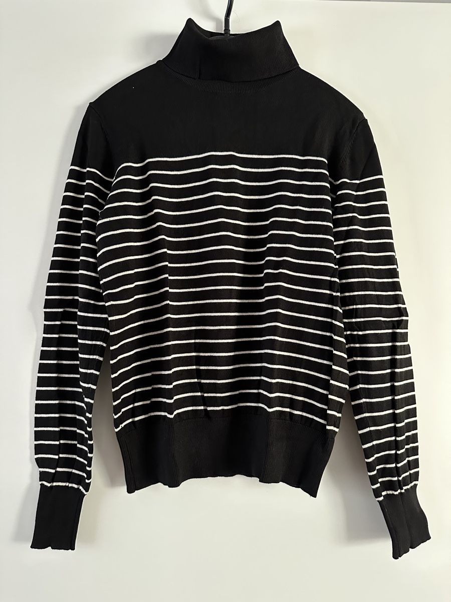 H&M Maglioni & Felpe: Rollkragenpullover H&M schwarz/weiss Gr. M – Usato da Ermatingen venduto da nic_x2tf
