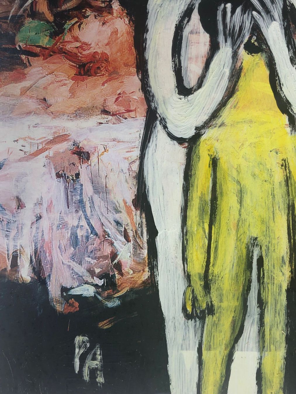 Dipinti: Art brut Acryl auf Papier von Peter Ammon – Usato da Bern venduto da vintageartbern66 2