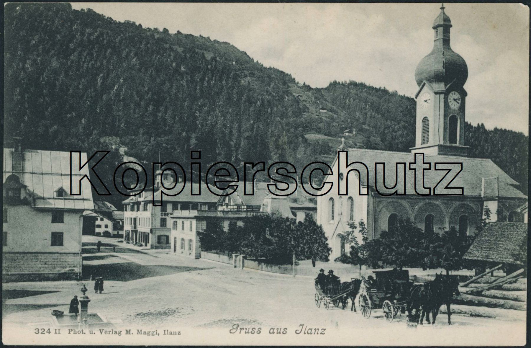 Cartoline postali: GR Ilanz - Postkutsche - Kutsche – Nuovo (secondo la descrizione) da Schindellegi venduto da leecollect