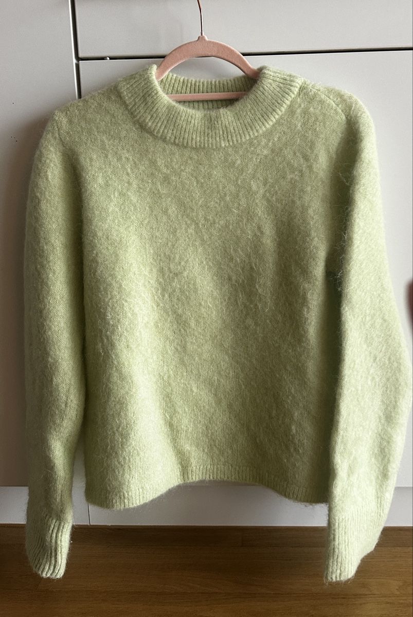 H&M Maglioni & Felpe: Mohair Pullover Lime green H&M Gr. S – Usato da Bern venduto da Tana31