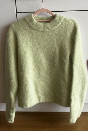 Mohair Pullover Lime green H&M Gr. S