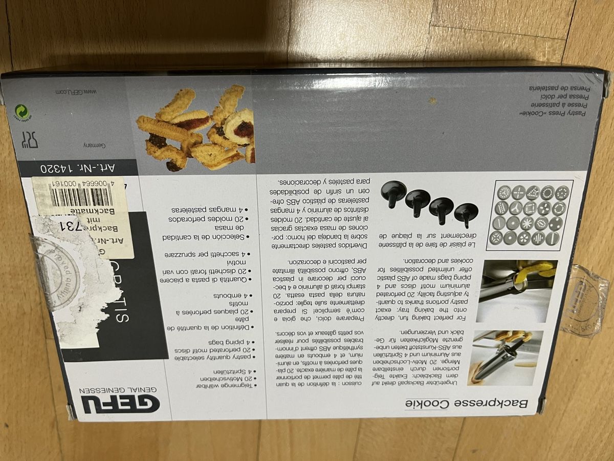 Appareils de cuisine: Gebäckpresse GEFU – Neuf (Voir description) à Zürich par glo_rrz2 1